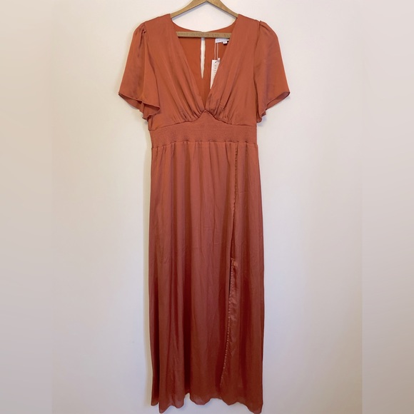 Baltic Born Dresses & Skirts - Baltic Born nwt maxi dress in vibrant cognac